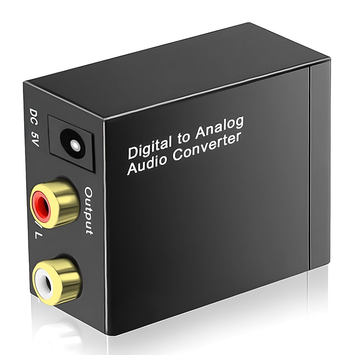 Цифро-аналоговий перетворювач аудіо Addap DAC-03(2), ЦАП з Toslink (SPDIF) та Коаксіалу на RCA 4