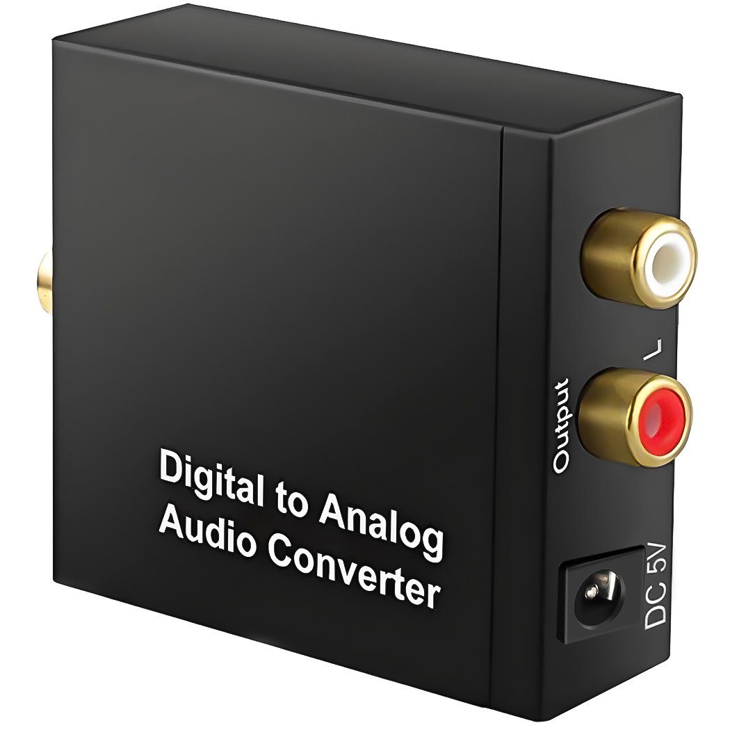 Цифро-аналоговий перетворювач аудіо Addap DAC-03(2), ЦАП з Toslink (SPDIF) та Коаксіалу на RCA 2