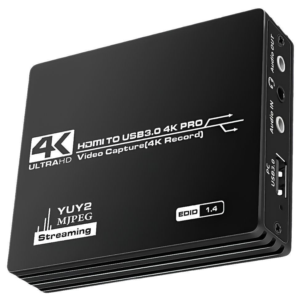 Зовнішня карта відеозахоплення Addap VCC-07, для запису та оцифрування відео, FPV-дронів, стримінгу, USB 3.0, HDMI 4K, 60fps 2