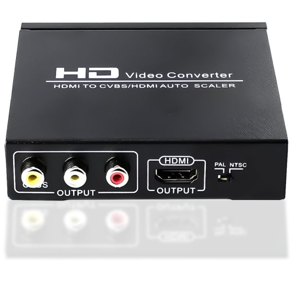 Конвертер HDMI на HDMI + AV CVBS (RCA тюльпани) Addap HDMI2CVBS-01 | HDMI спліттер на RCA + HDMI, 1080P