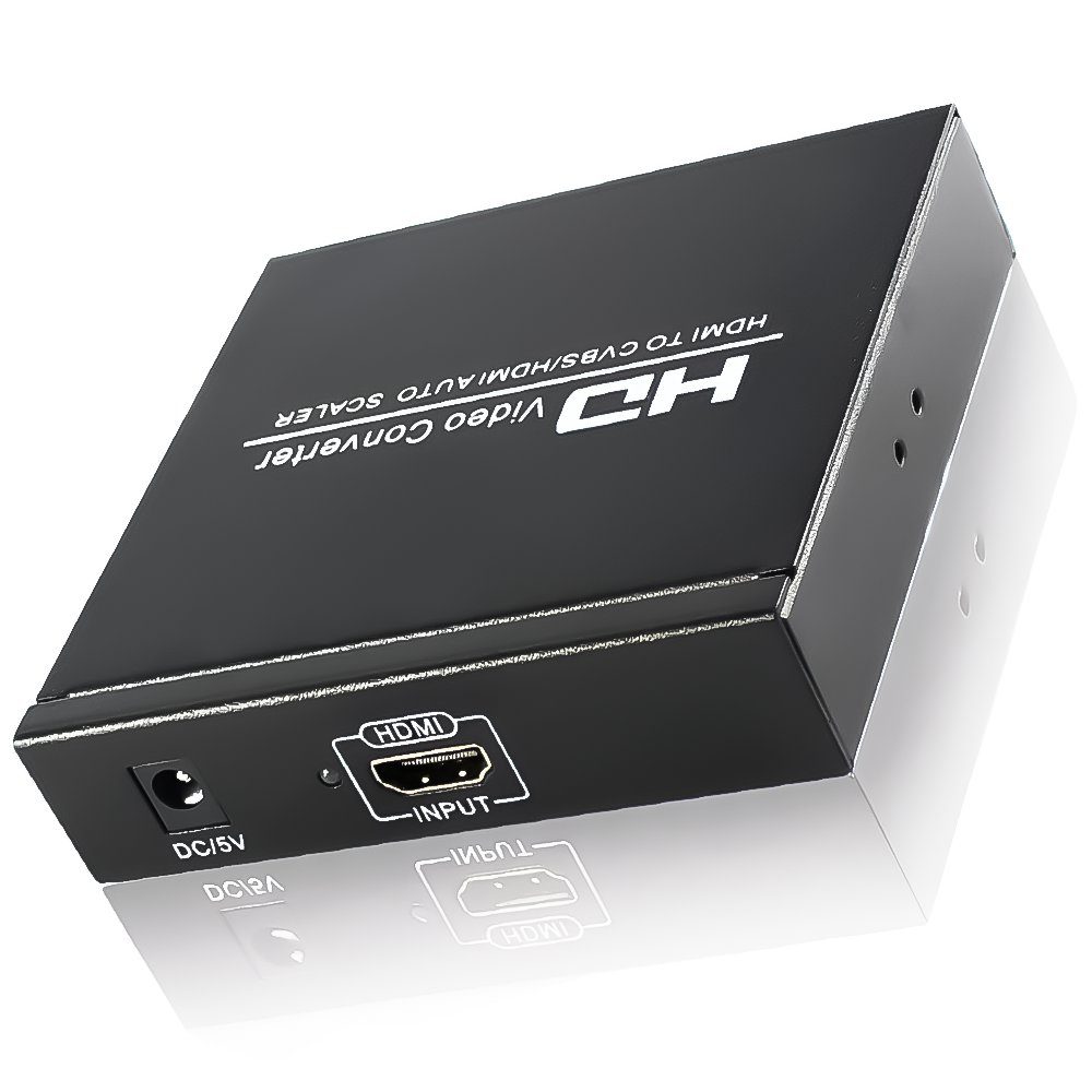 Конвертер HDMI на HDMI + AV CVBS (RCA тюльпани) Addap HDMI2CVBS-01 | HDMI спліттер на RCA + HDMI, 1080P 10