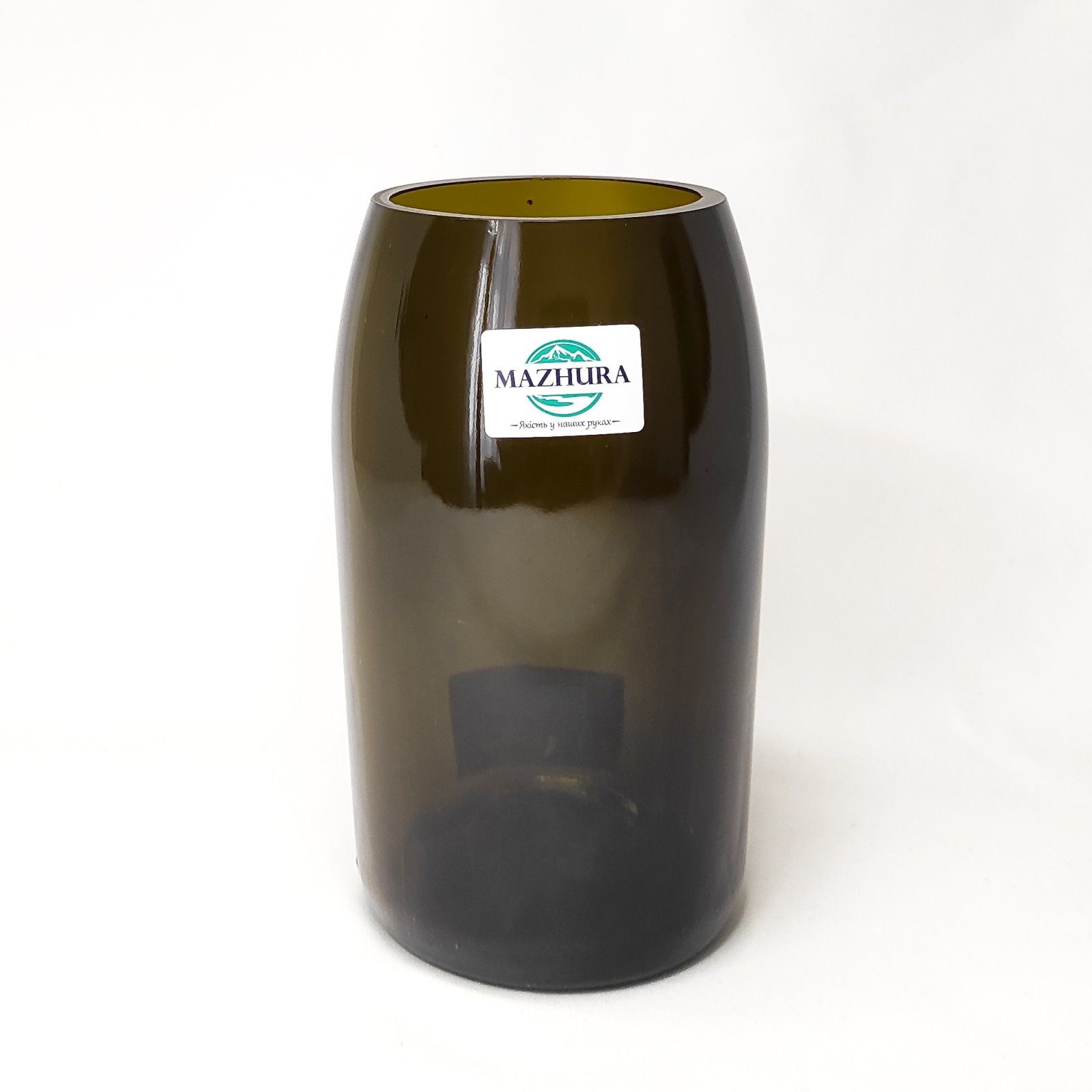 Ваза скляна Mazhura 15.5 см d 7.5 см mz708244 MAZHURA