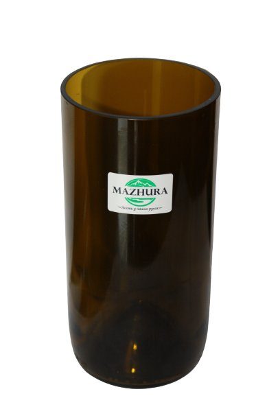 Ваза скляна Mazhura 15.5 см d 7.5 см mz708521 MAZHURA