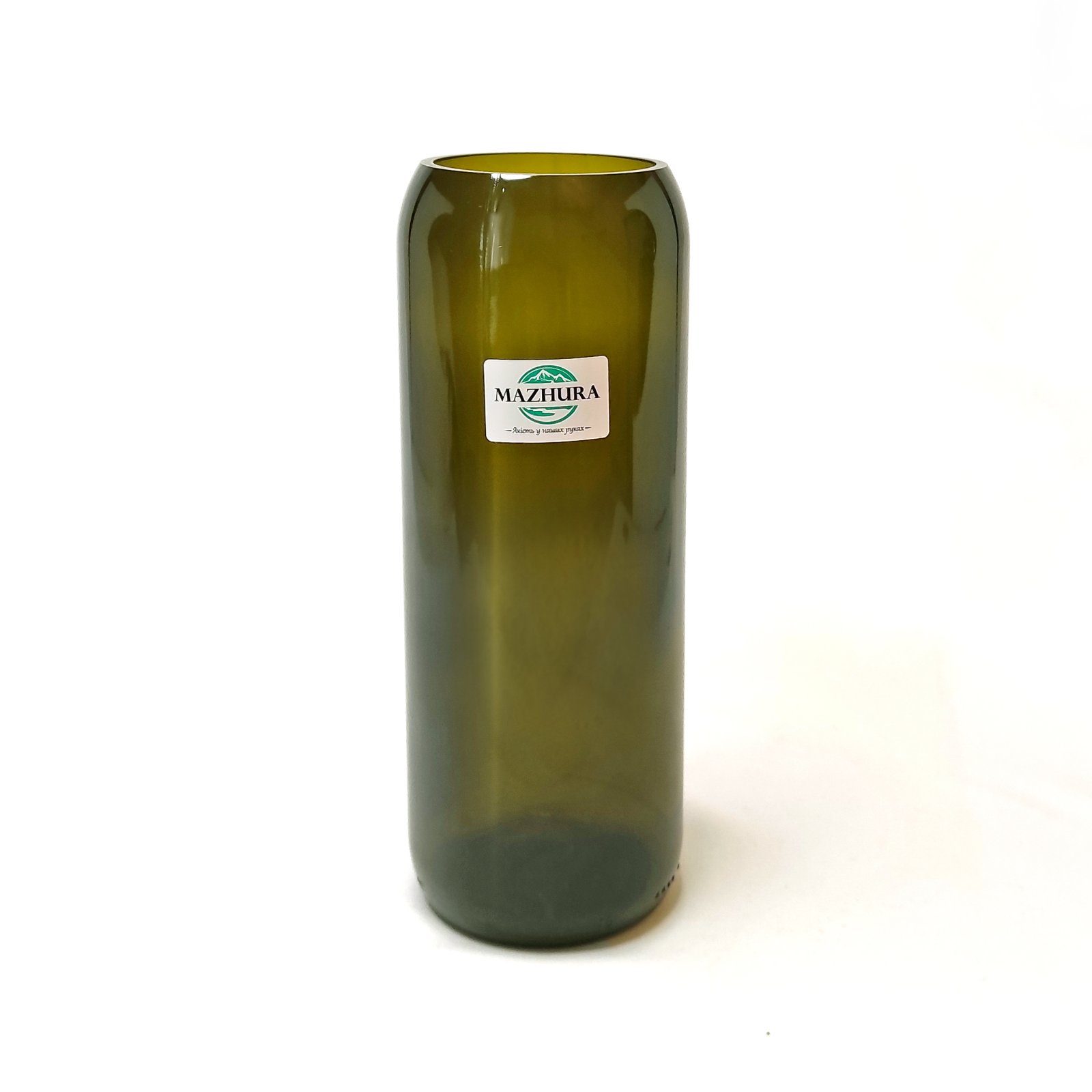 Ваза скляна висока Mazhura 19.5 см d 7.5 см mz711461 MAZHURA