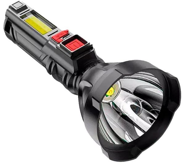 Акумуляторний ліхтарик із зарядкою від USB S830USB — потужний LED-ліхтар, COB, до 200 м