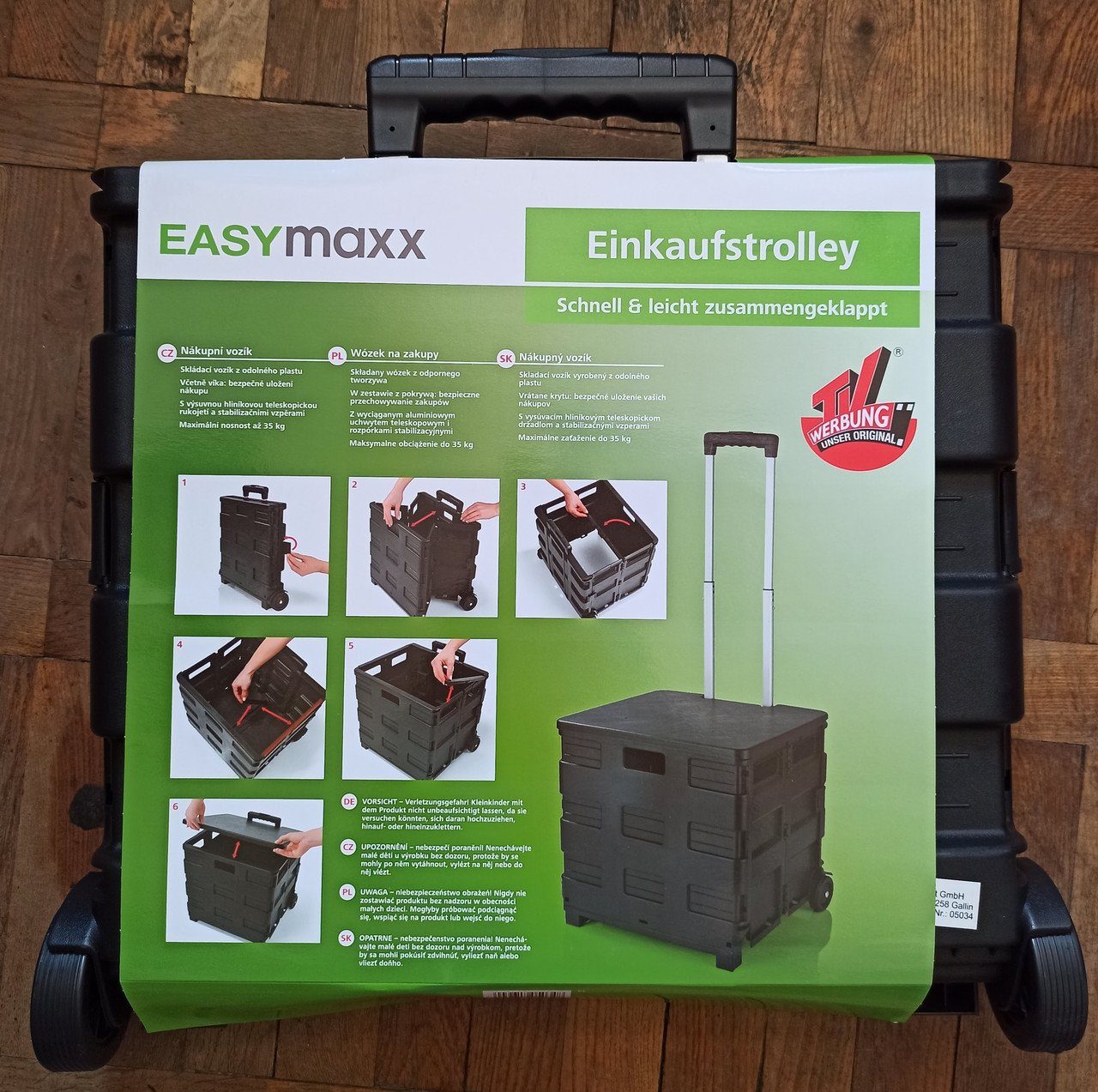 Складаний транспортний візок EASYmaxx 4