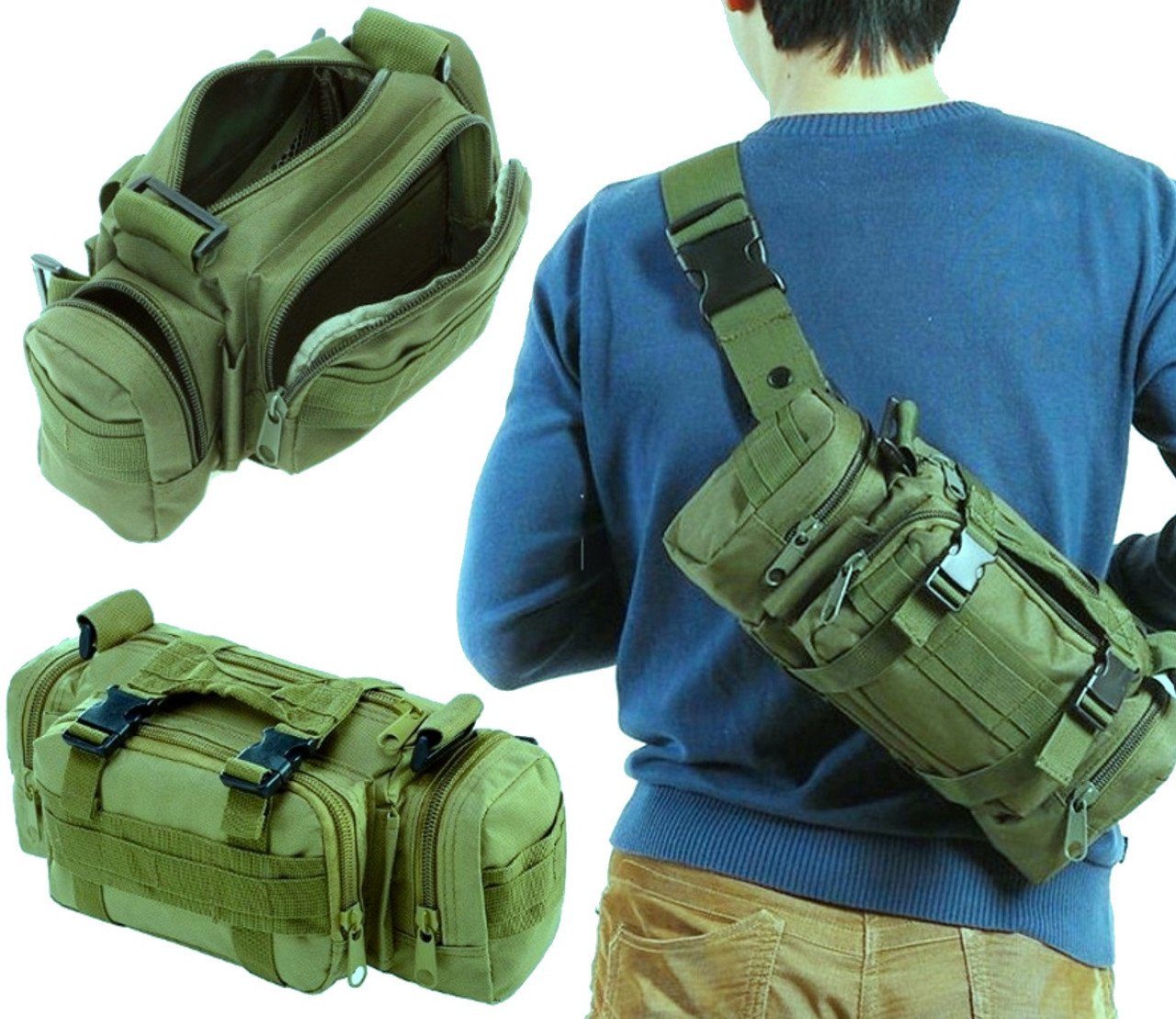 Тактична сумка Molle Combat Sachet хакі 6