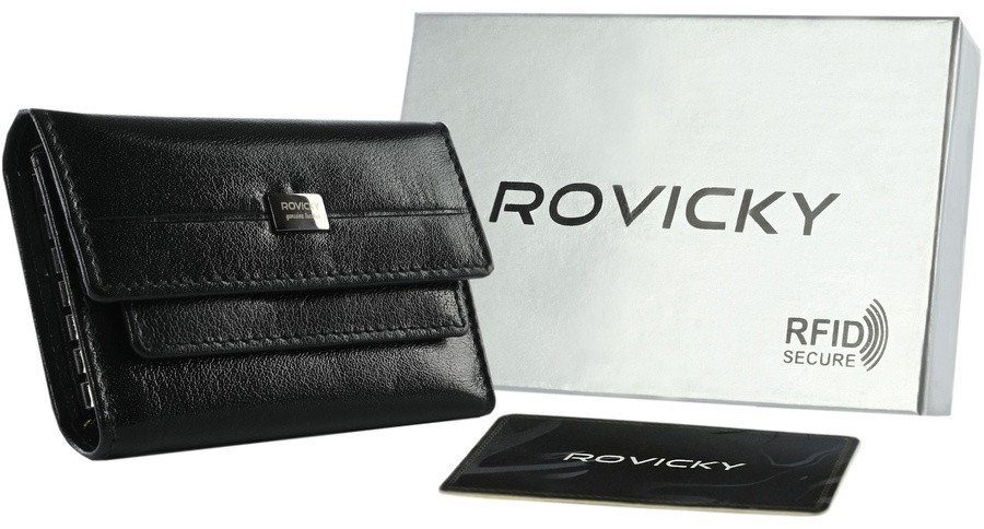 Шкіряна ключниця Rovicky чорний 2