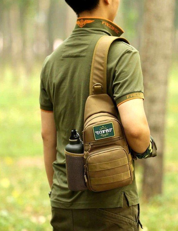 Тактична сумка-слінг Survival койот 3