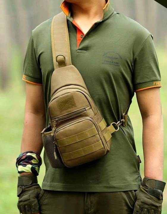 Тактична сумка-слінг Survival койот 2