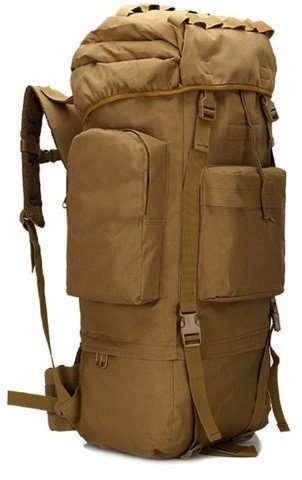 Тактичний рюкзак Combat койот на 65л 5