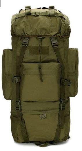 Тактичний рюкзак Combat хакі на 65л 2