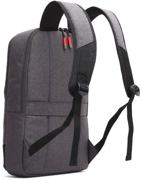 Рюкзак для ноутбука Sumdex PON-261GY 15,6", 12 л, тонкий міський, сірий, кріплення на валізу 2