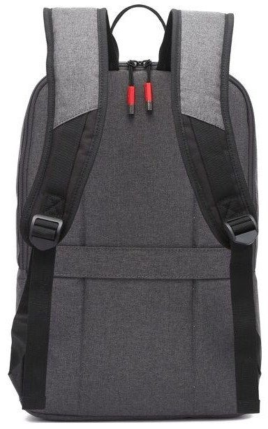 Рюкзак для ноутбука Sumdex PON-261GY 15,6", 12 л, тонкий міський, сірий, кріплення на валізу 3