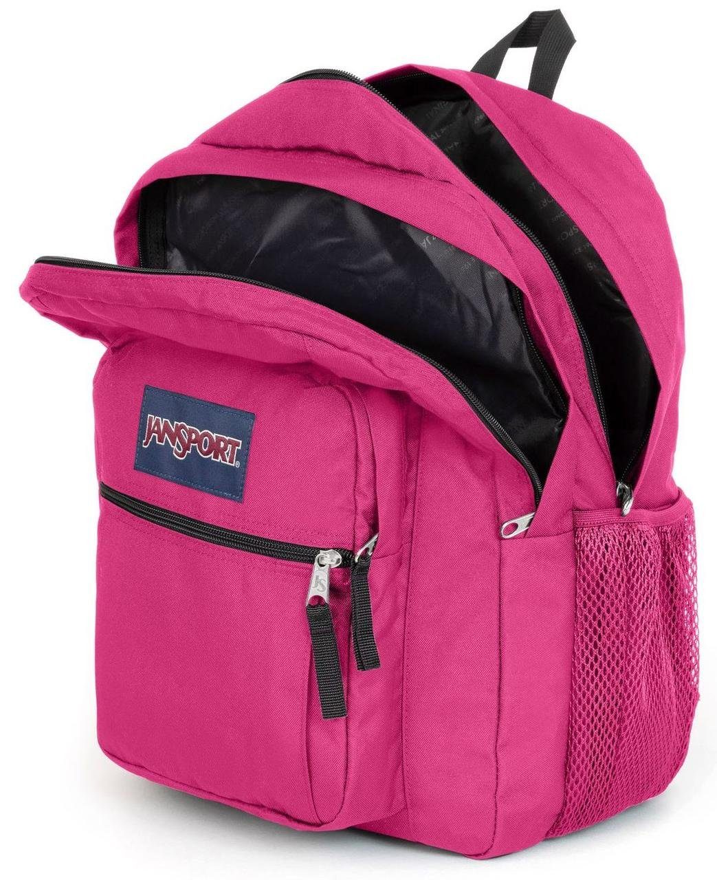 Міський рюкзак JanSport Backpack Big Student 34 л рожевий — місткий рюкзак для міста, навчання та подорожей 10