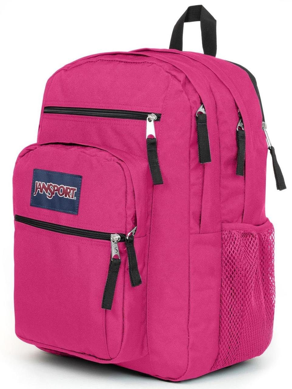 Міський рюкзак JanSport Backpack Big Student 34 л рожевий — місткий рюкзак для міста, навчання та подорожей 7