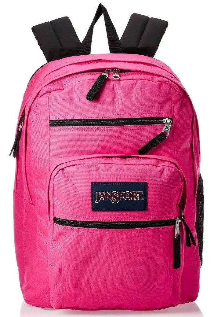 Міський рюкзак JanSport Backpack Big Student 34 л рожевий — місткий рюкзак для міста, навчання та подорожей 6