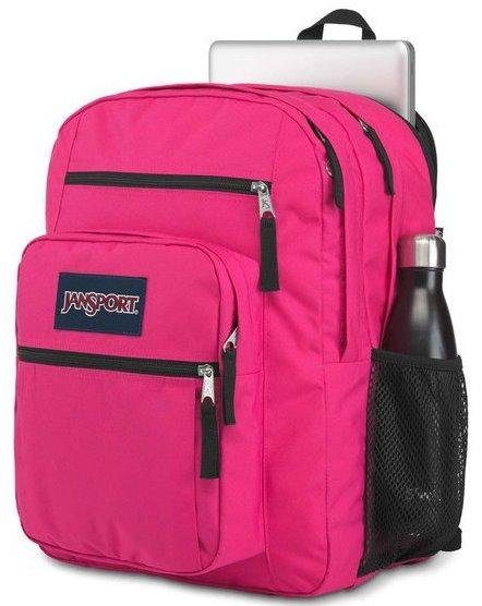 Міський рюкзак JanSport Backpack Big Student 34 л рожевий — місткий рюкзак для міста, навчання та подорожей
