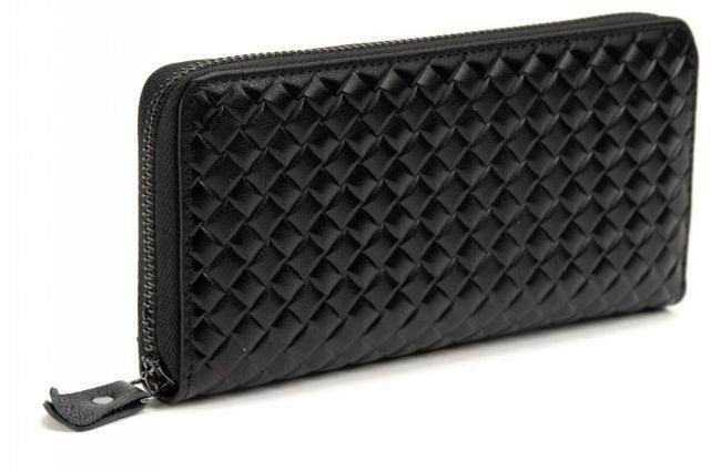 Чоловічий клатч шкіряний Tiding Bag, чорний 2