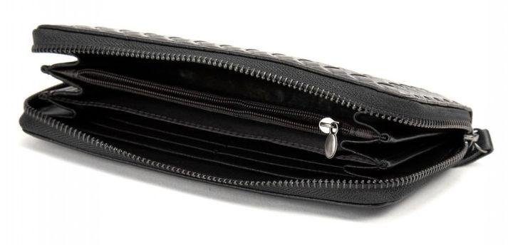 Чоловічий клатч шкіряний Tiding Bag, чорний 3
