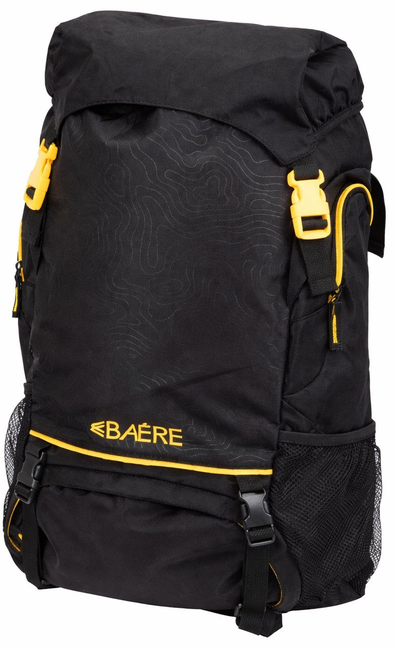 Легкий похідний, туристичний рюкзак 35L Baere чорний 60х28х15 см 2