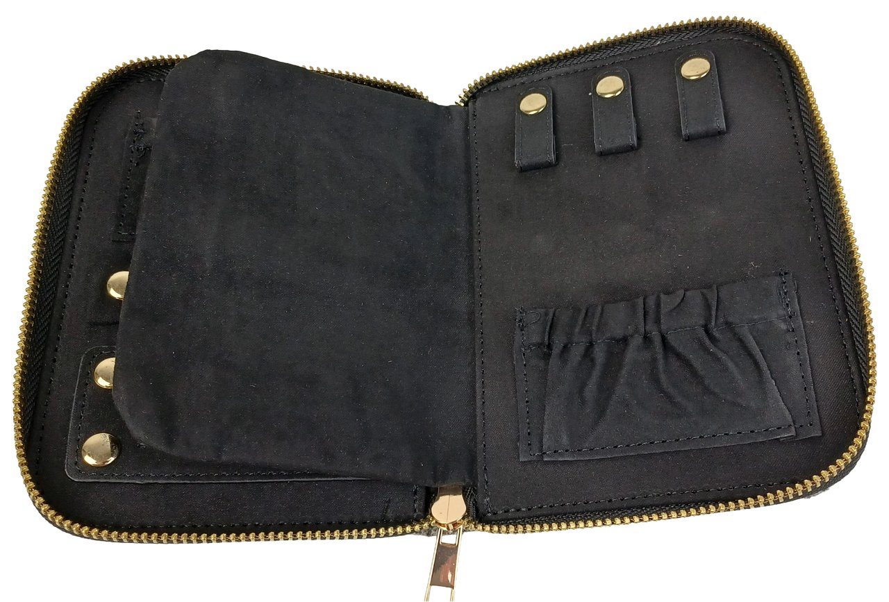 Футляр, органайзер для прикрас та коштовностей Travel Jewelry Case сірий 5