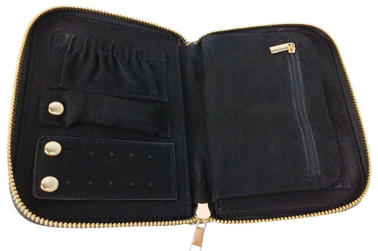 Футляр, органайзер для прикрас та коштовностей Travel Jewelry Case сірий 6