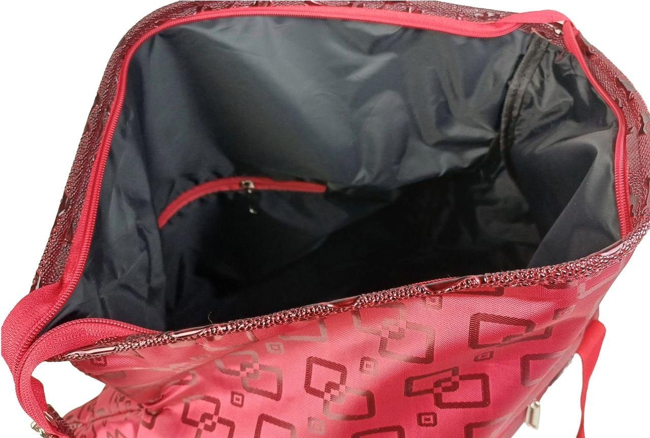 Дорожня сумка, саквояж 25L Wallaby червоний квадрати 8