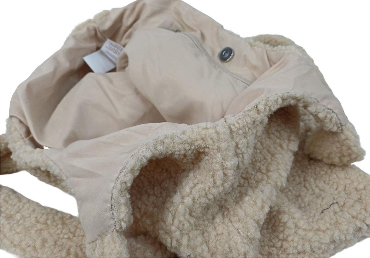 Жіноча плюшева сумка через плече 🧸 м’яка Teddy Bag, тренд 2026 бежева 6