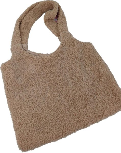 Жіноча плюшева сумка Teddy Shopper Arovo, коричнева