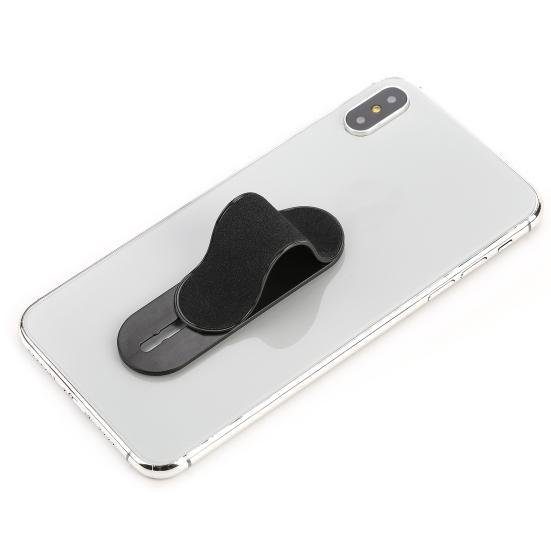 Тримач для пальця смартфона LAB31 Finger Grip з функцією підставки чорний