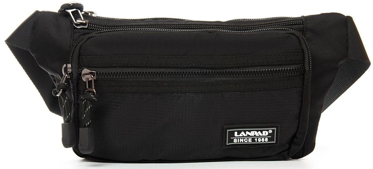 Сумка поясна Lanpad чорна 2