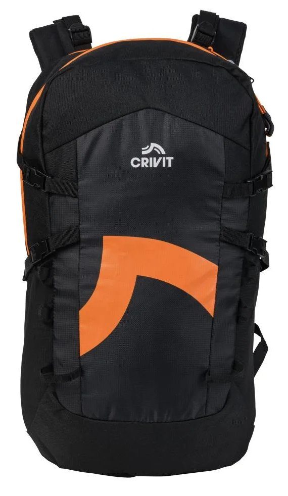 Туристичний рюкзак CRIVIT 25 л — чорний/помаранчевий 3