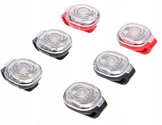 Набір світлодіодних ліхтариків на кліпсі Walfort LED Clip Lights — 6 шт., біле та червоне світло