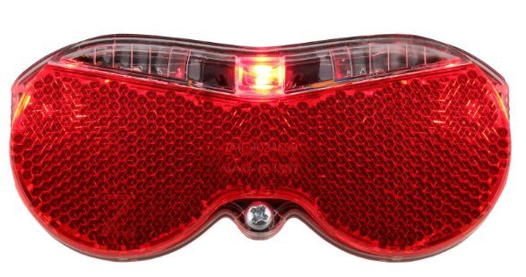 Задній велосипедний ліхтар Walfort Reflector Rear Light — 3 LED, червоний, з катафотом 2