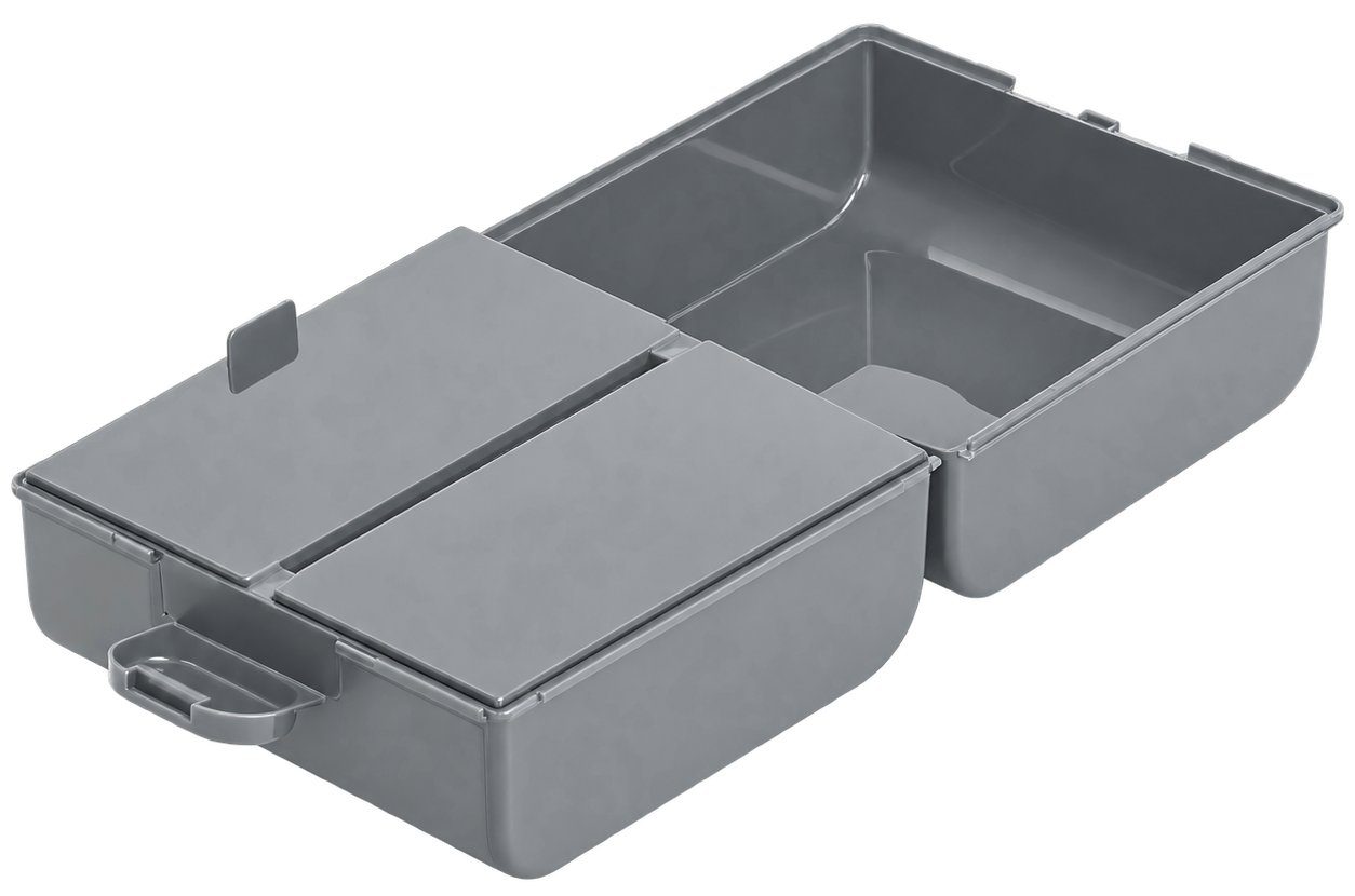 Ланч-бокс з відділеннями для їжі Action, 13,5 × 13,5 × 9,5 см, сірий 3